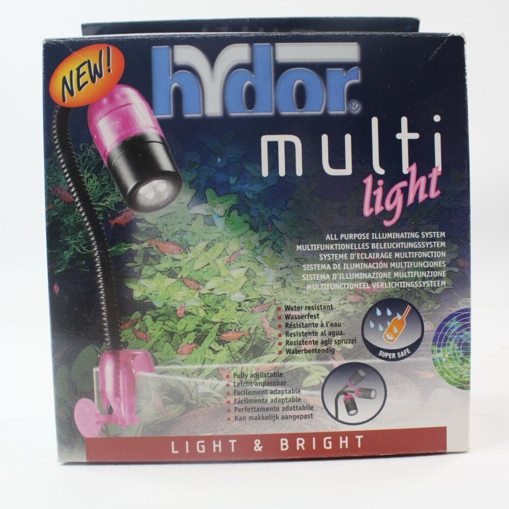 Hydor Multi Pink Light Water Resistant All Purpose Illuminating System NEW - Picture 3 of 6